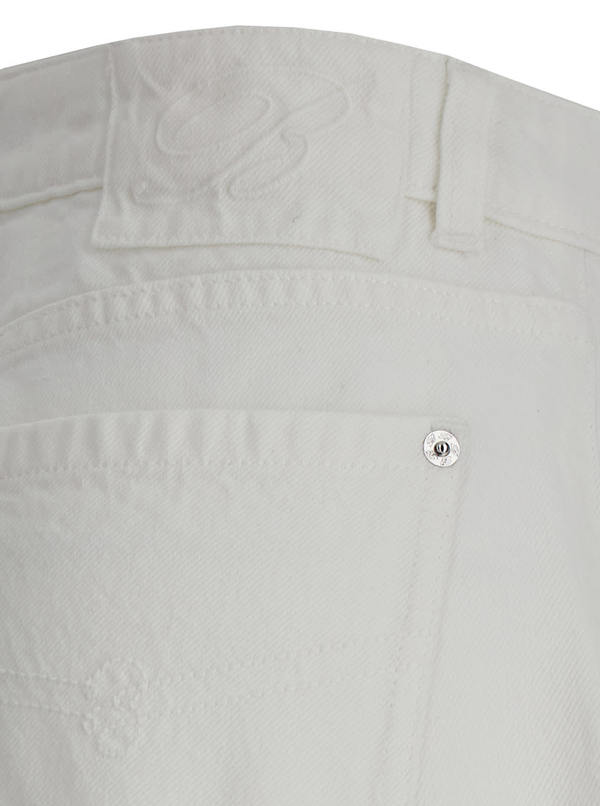 Blumarine Denim Flare Pant Jeans - White