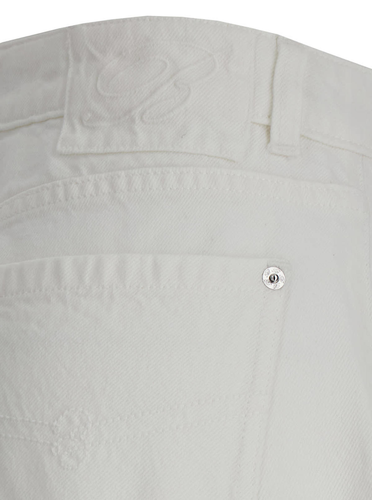 Blumarine Denim Flare Pant Jeans - White - Image 3 of 3