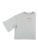 KIDS Marni Girls Cropped T-Shirt - Gray - Thumbnail 2