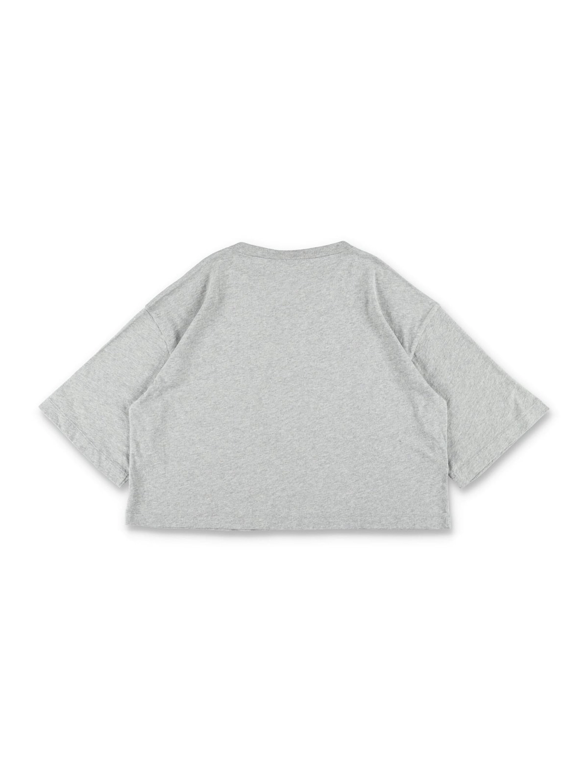 KIDS Marni Girls Cropped T-Shirt - Gray - Image 3 of 3