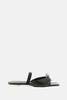 MM6 Maison Margiela Slingback Sandals With Bow Detail - Black - Thumbnail 1
