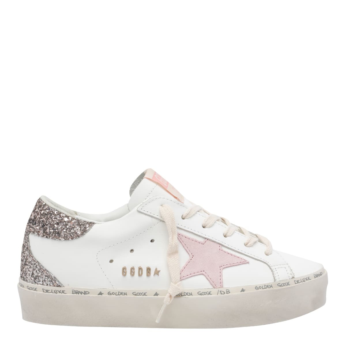 Golden Goose Hi Star Sneakers - White - Image 1 of 4