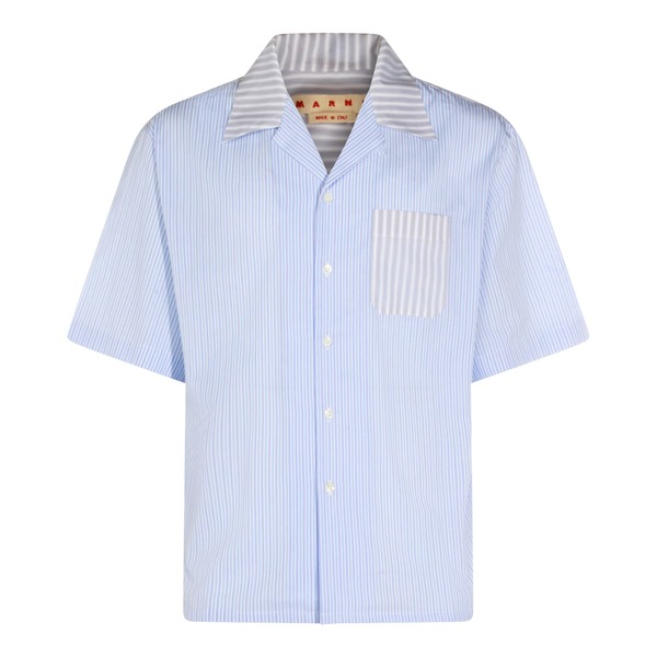 Marni Multicolor Cotton Shirt - Red Marni Multicolor Cotton Shirt - Red