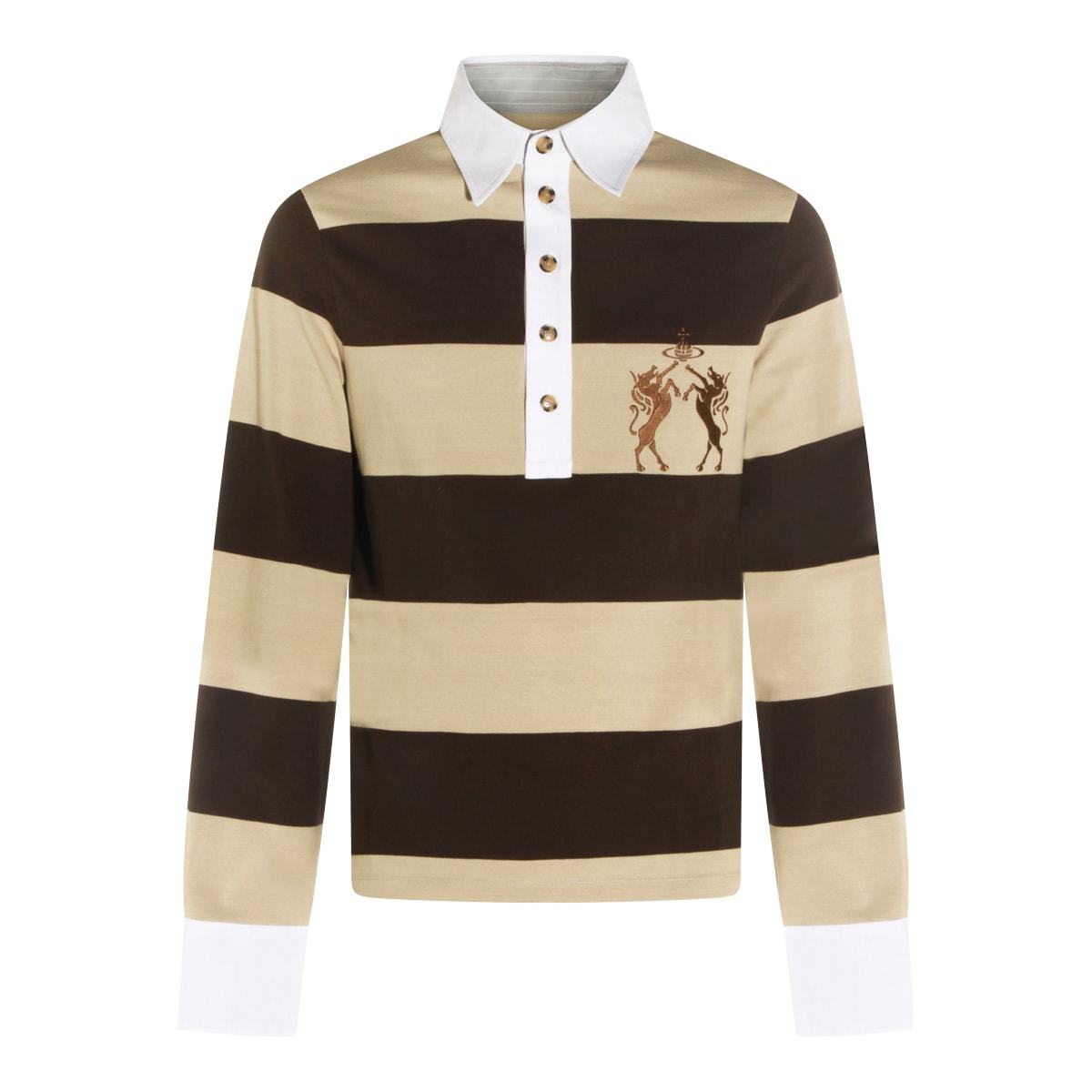 Vivienne Westwood Polo Shirt - STONE-BROWN - Image 1 of 4