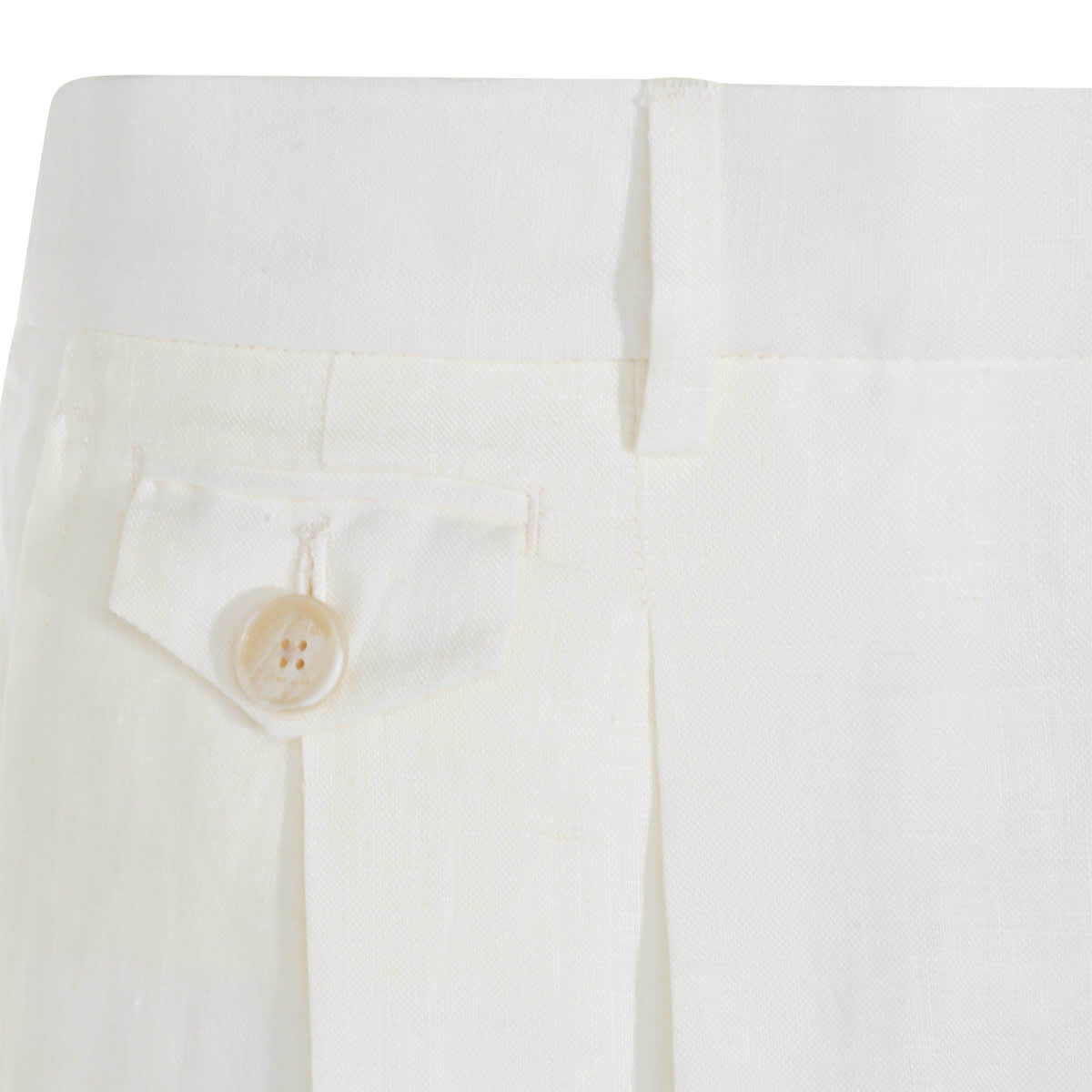 Etro Multicolor Linen Shorts - Red - Image 3 of 4