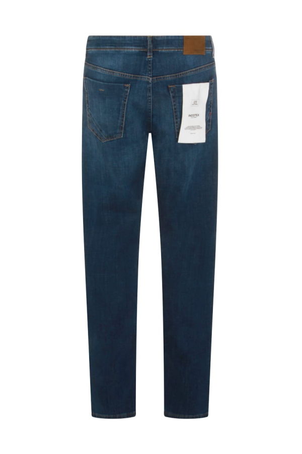 Incotex Blue Division Denim Jeans - Mid Blue