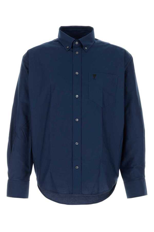 Ami Alexandre Mattiussi Oxford Oversize Shirt - Encre