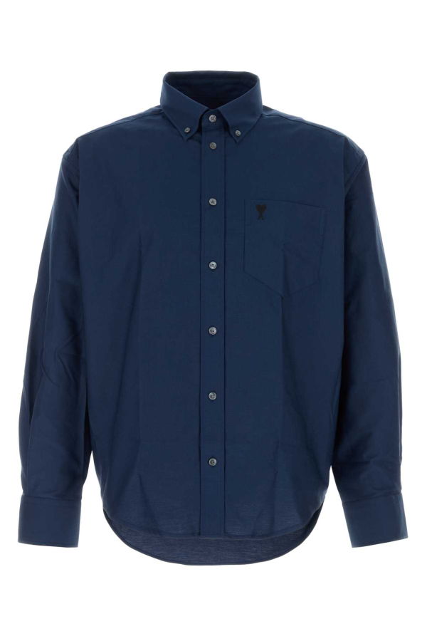 Ami Alexandre Mattiussi Oxford Oversize Shirt - Encre