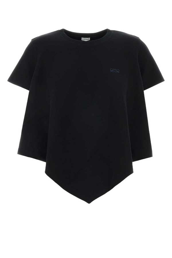 LOEWE Cotton Blend T-Shirt - Black LOEWE Cotton Blend T-Shirt - Black