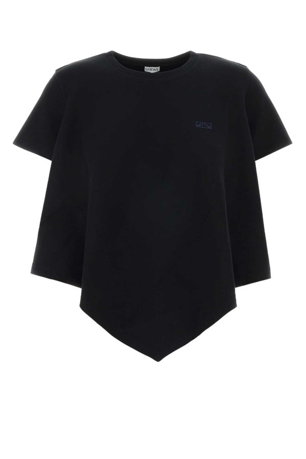 LOEWE Cotton Blend T-Shirt - Black