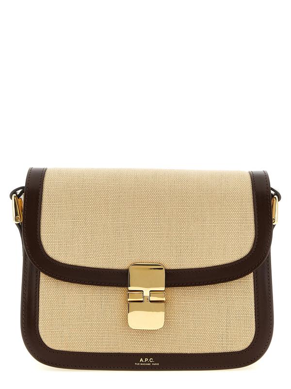 A.P.C. Grace Crossbody Bag - Beige