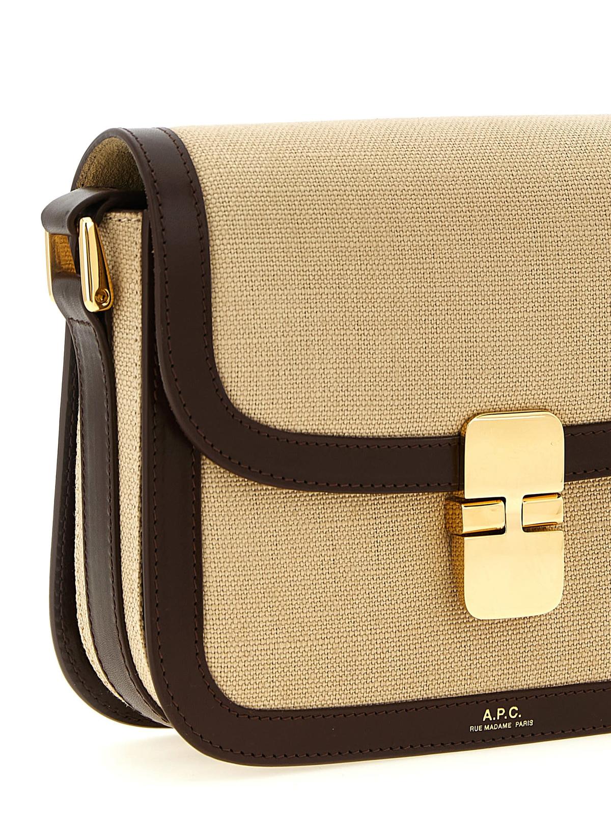 A.P.C. Grace Crossbody Bag - Beige - Image 3 of 4