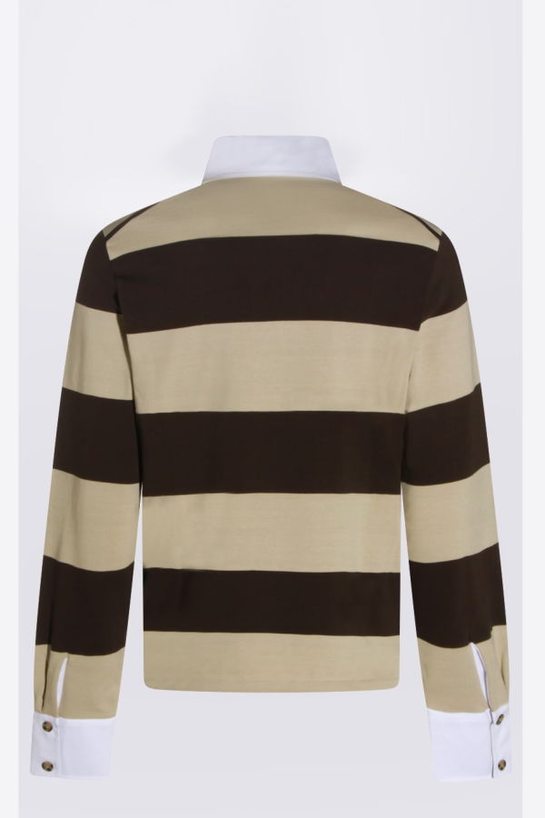 Vivienne Westwood Cotton Polo Shirt - STONE-BROWN