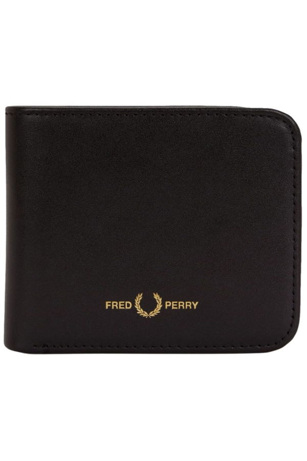 Fred Perry Wallet With Logo - Black