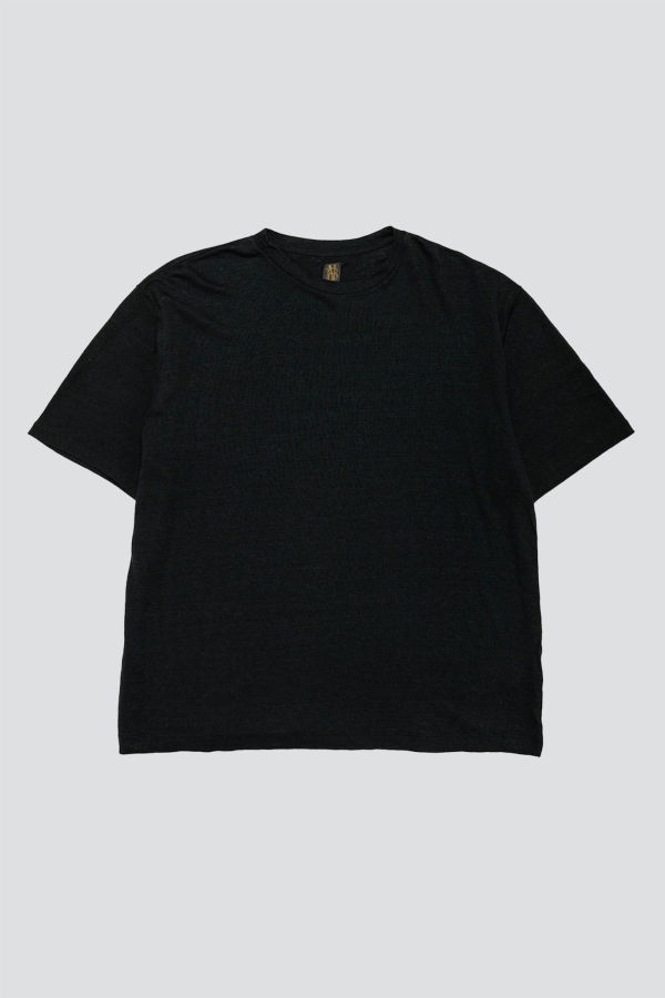 Batoner Black Normandy Linen Shirt