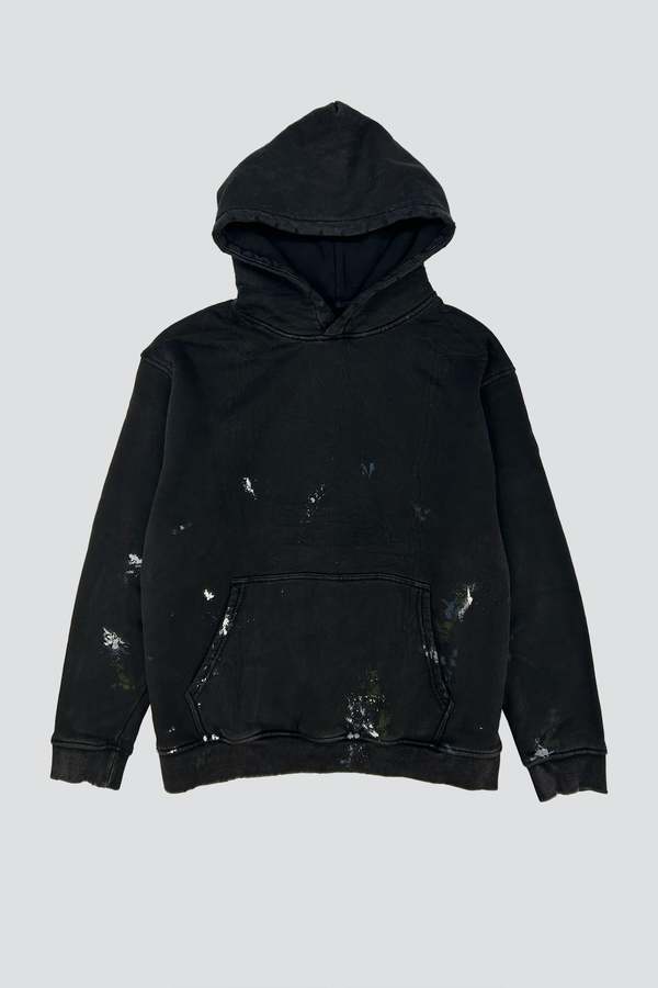 Assembly Black Painted Hoodie
