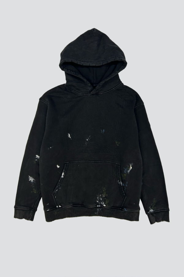 Assembly Black Painted Hoodie