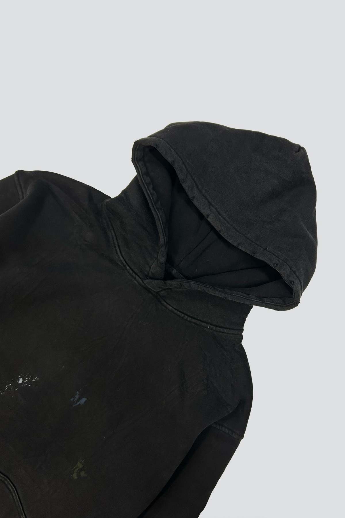 Assembly Black Painted Hoodie - Image 9 of 10
