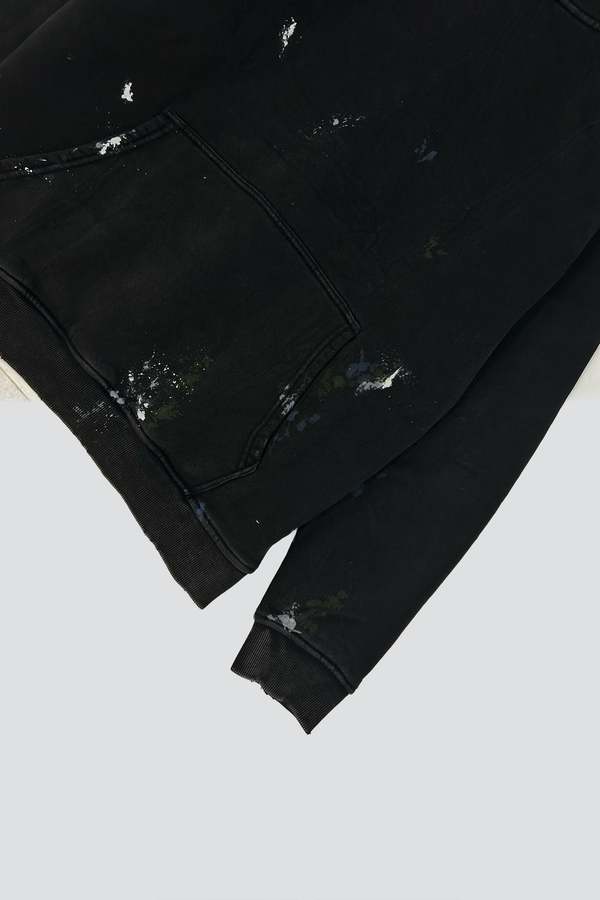 Assembly Black Painted Hoodie