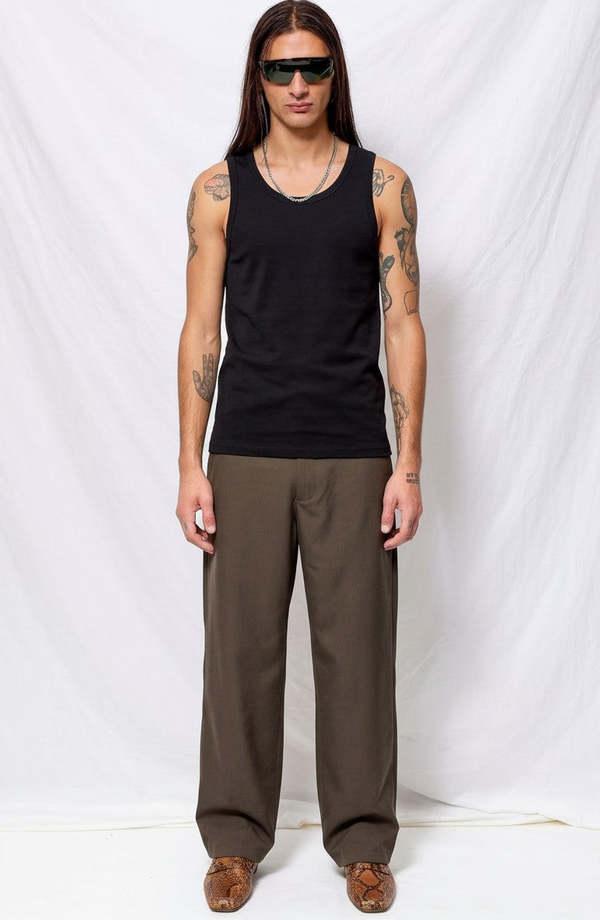 Batoner Black Seamless Inner Tank Top