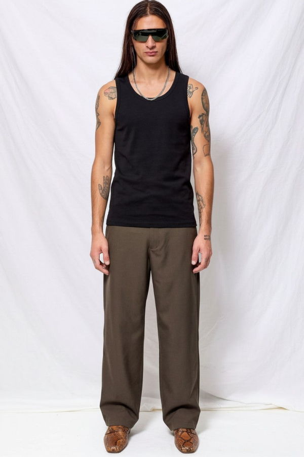 Batoner Black Seamless Inner Tank Top