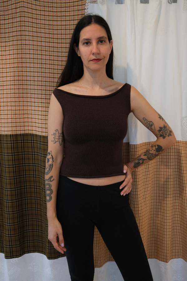 Pearle Knits Boatneck Top