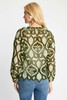 Caballero Miki Top in Loden Green Lace Blouse - Thumbnail 6