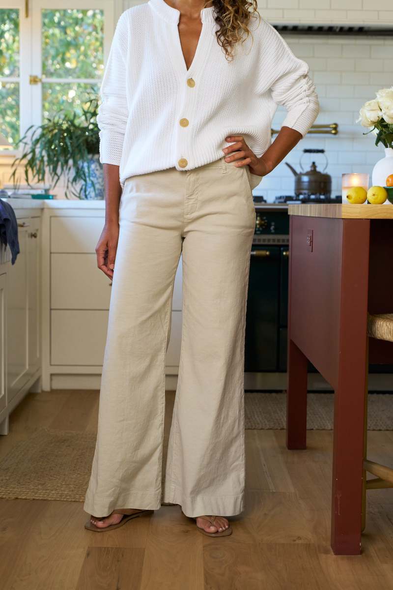 Frank & Eileen West Village Trouser in Cement