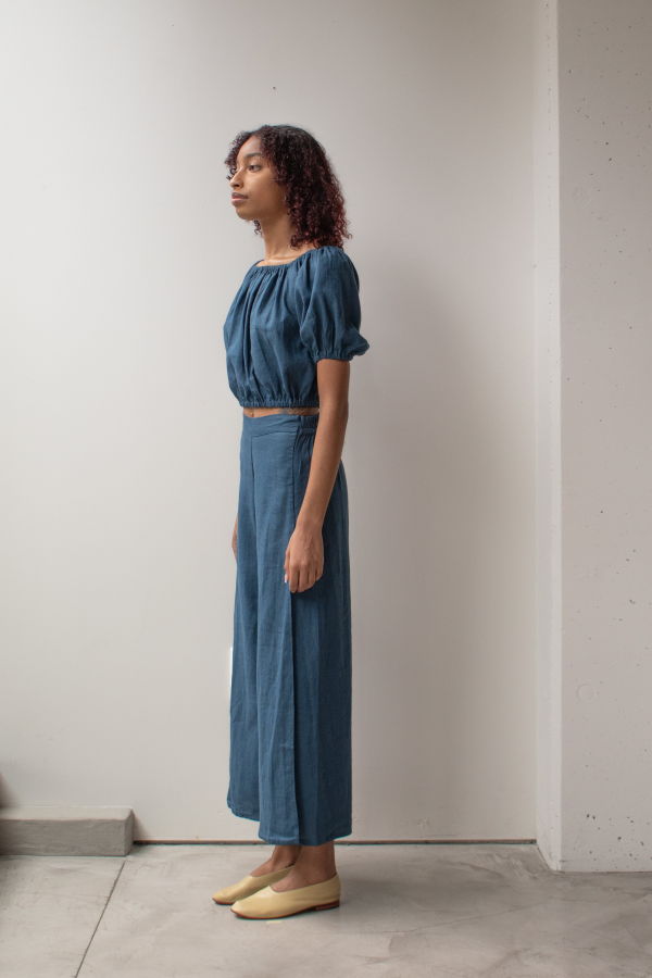 at Dawn. Slit Wide Pant