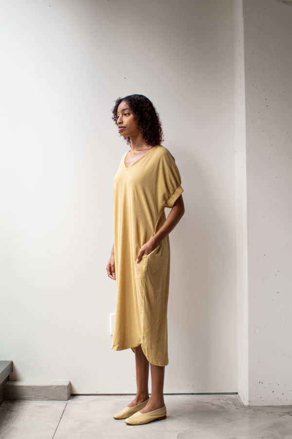 at Dawn. V-neck Relax Long Dress