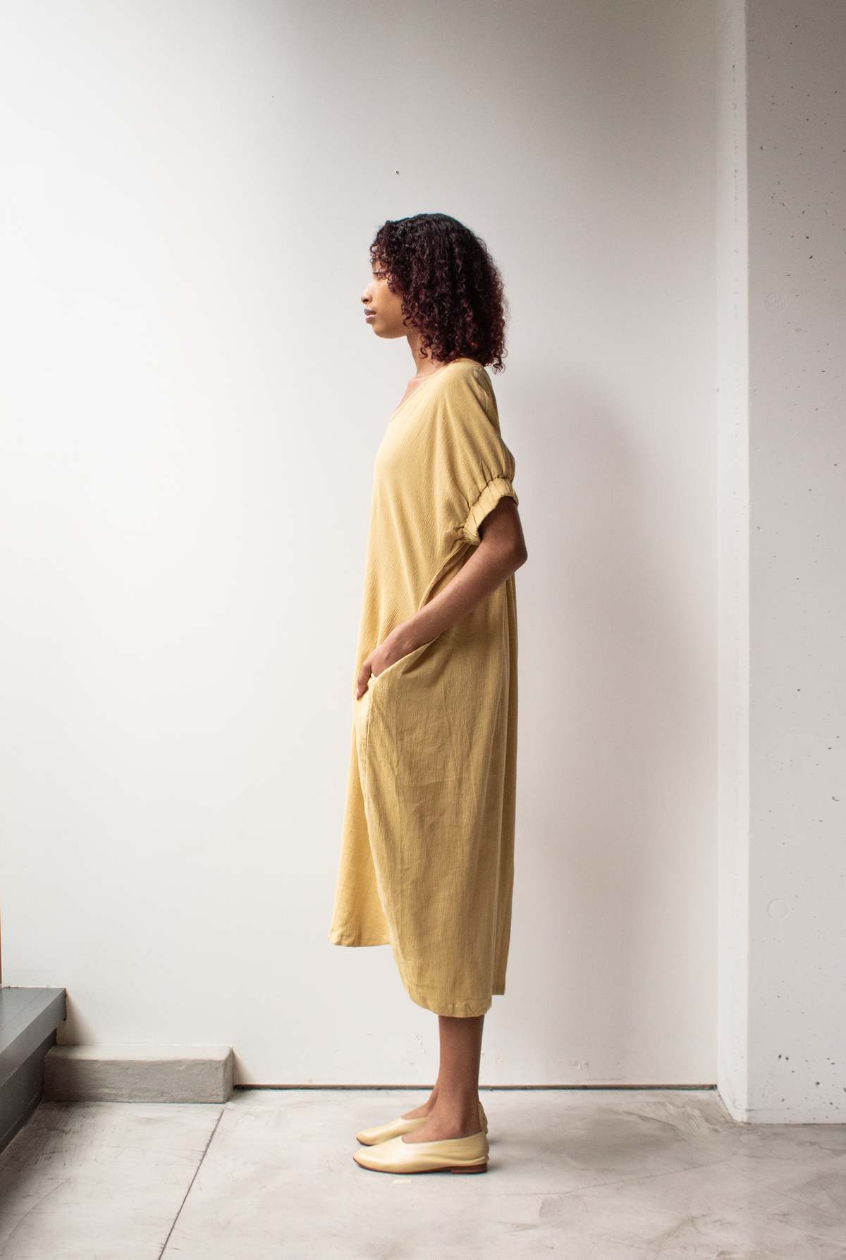 at Dawn. V-neck Relax Long Dress - Image 3 of 29