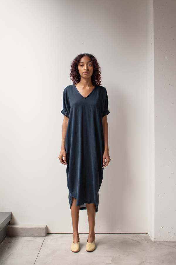 at Dawn. V-neck Relax Long Dress