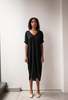 at Dawn. V-neck Relax Long Dress - Thumbnail 10
