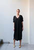 at Dawn. V-neck Relax Long Dress - Thumbnail 14