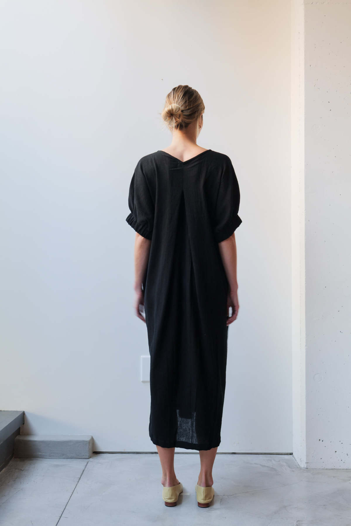 at Dawn. V-neck Relax Long Dress - Image 17 of 29