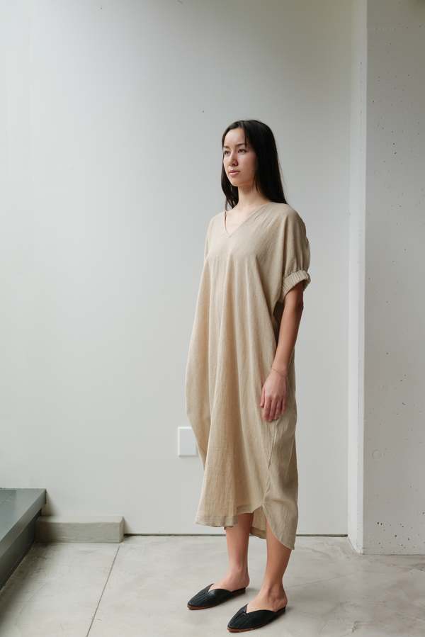 at Dawn. V-neck Relax Long Dress