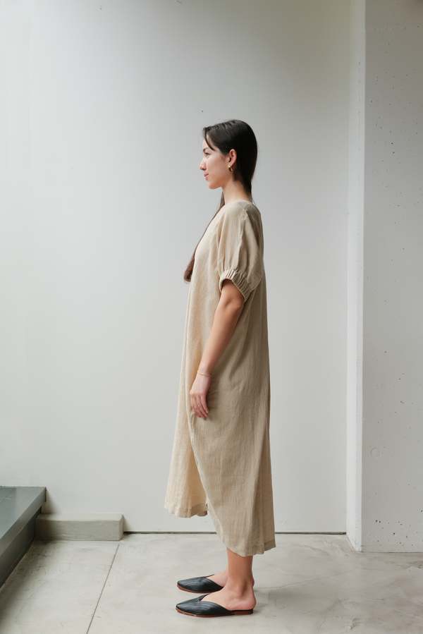 at Dawn. V-neck Relax Long Dress