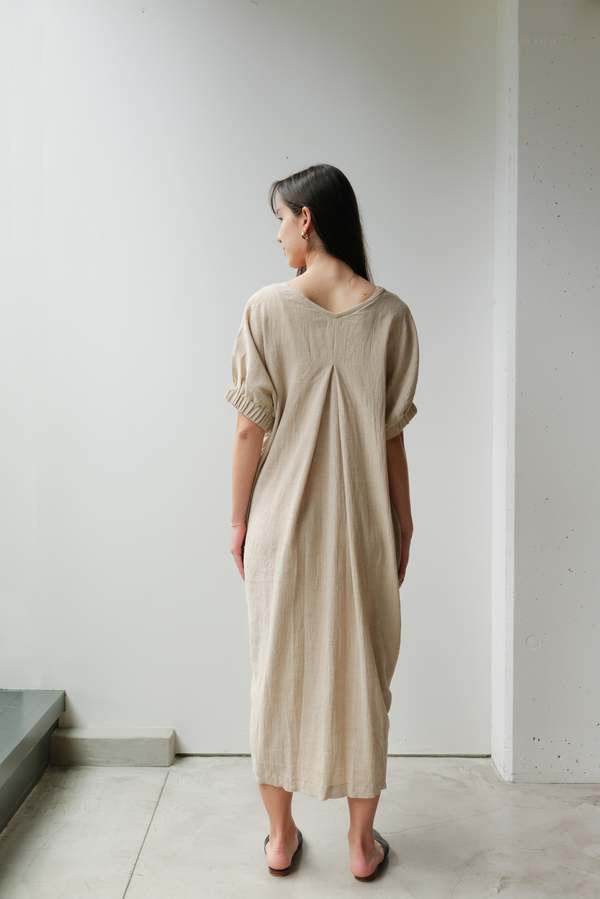 at Dawn. V-neck Relax Long Dress