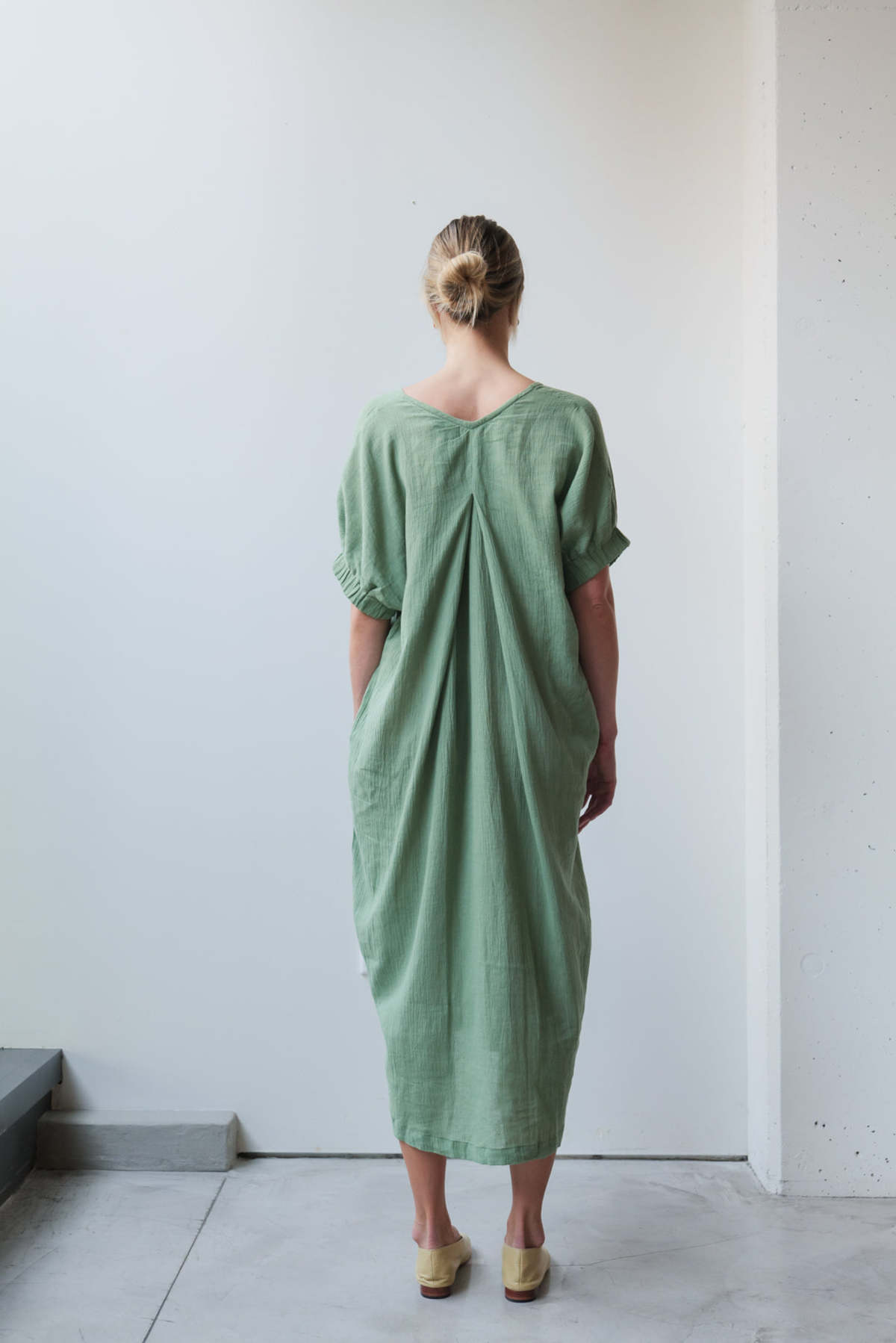 at Dawn. V-neck Relax Long Dress - Image 27 of 29