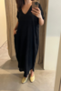 at Dawn. V-neck Relax Long Dress - Thumbnail 28