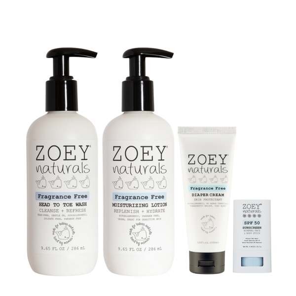 Zoey Naturals Delicate Skin Baby Bundle Set Zoey Naturals Delicate Skin Baby Bundle Set