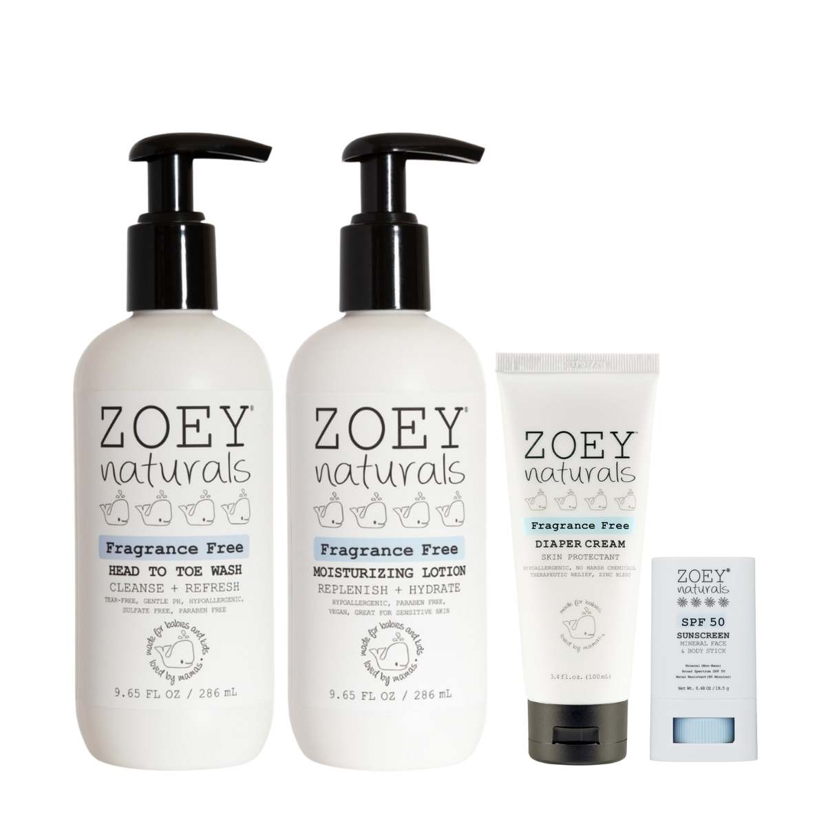 Zoey Naturals Delicate Skin Baby Bundle Set - Image 1 of 6