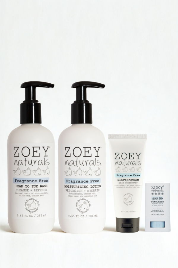 Zoey Naturals Delicate Skin Baby Bundle Set