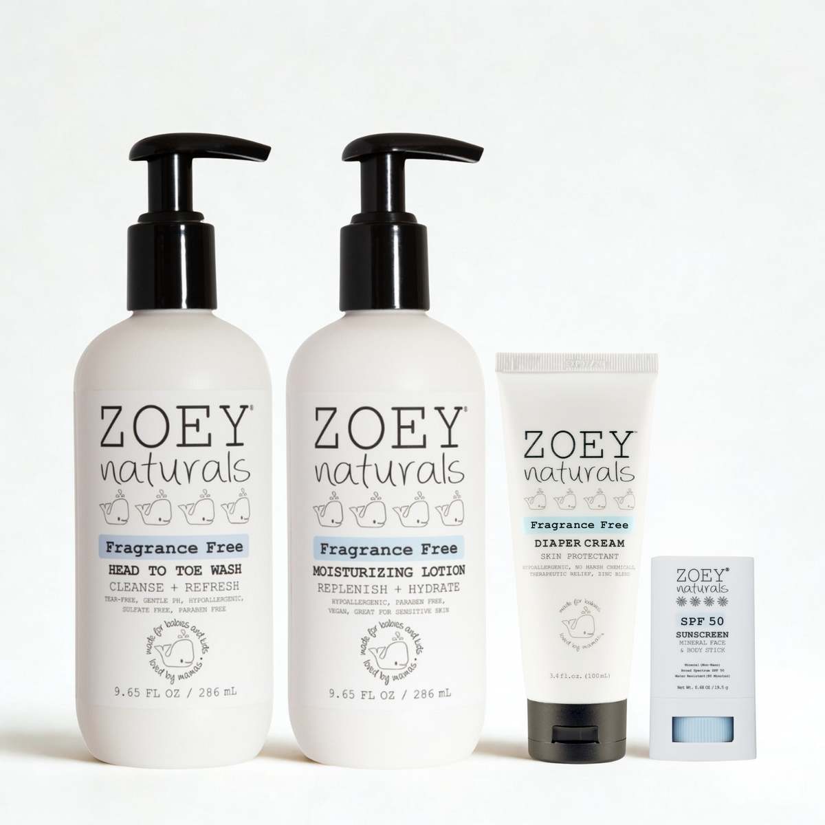 Zoey Naturals Delicate Skin Baby Bundle Set - Image 2 of 6
