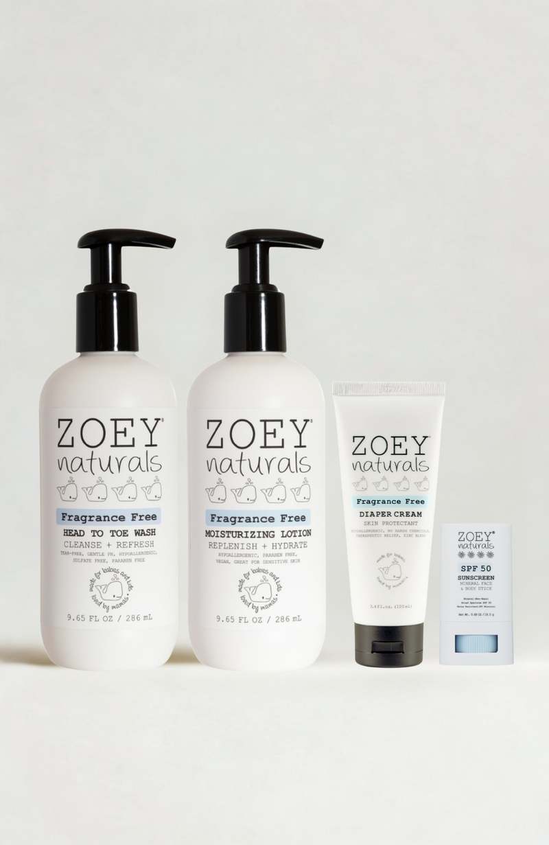 Zoey Naturals Delicate Skin Baby Bundle Set