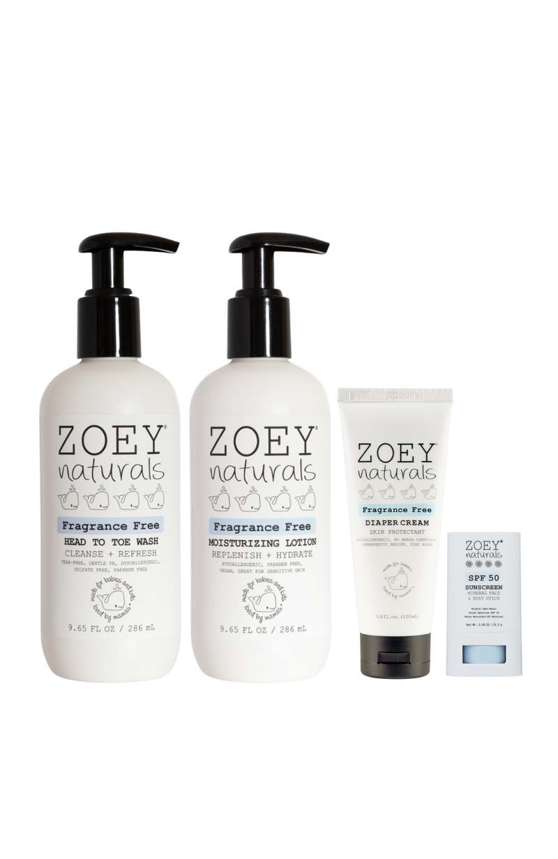 Zoey Naturals Delicate Skin Baby Bundle Set