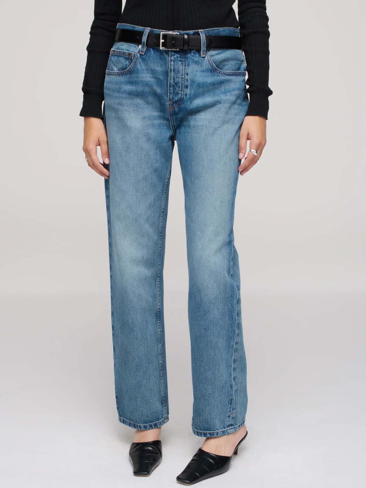 DALA Calla Mid Rise Ankle Jeans - Image 1 of 4