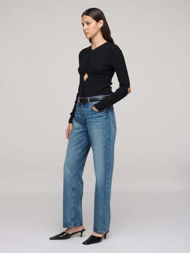 DALA Calla Mid Rise Ankle Jeans