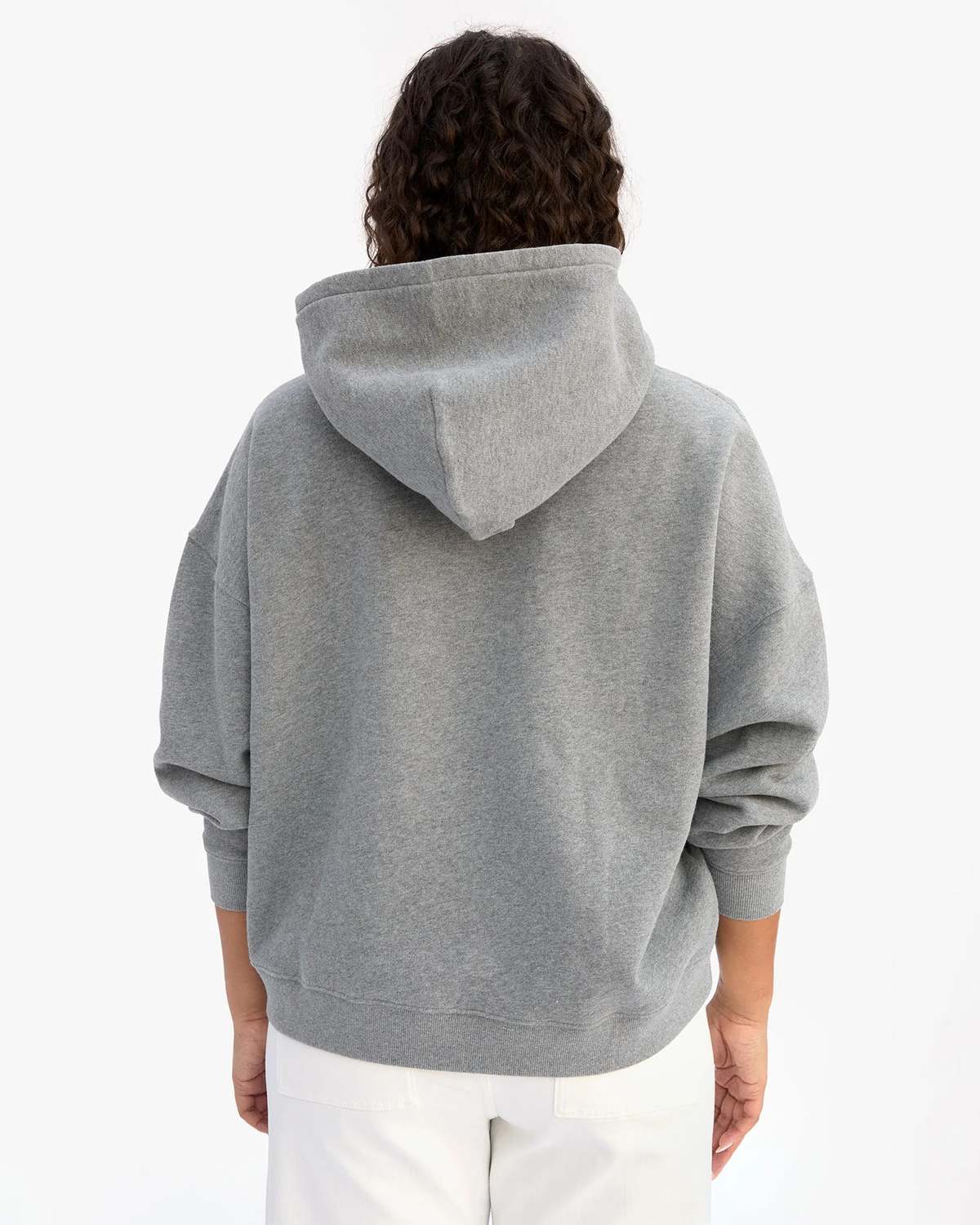 Clare V. Le Boxy Hoodie Flocked Blasé - Image 5 of 5