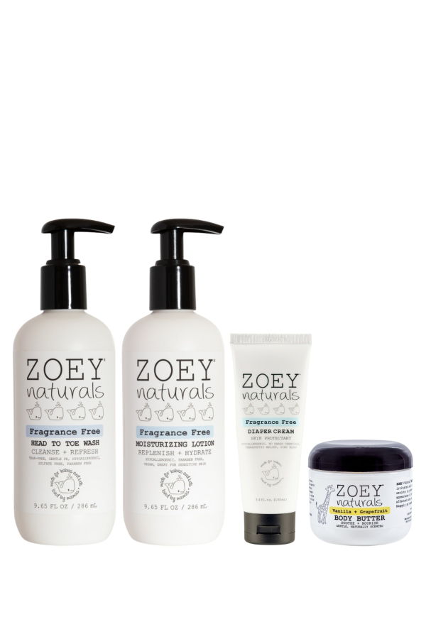 Zoey Naturals Gentle Baby Care Bundle Set